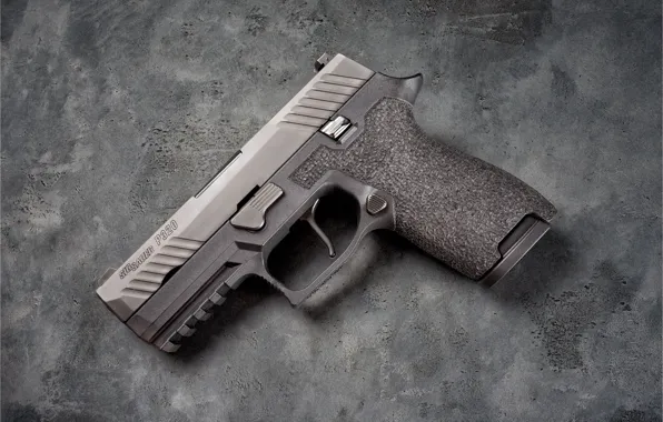 Picture gun, background, Sig Sauer, P320