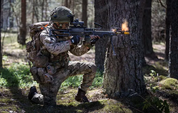 Weapons, army, soldiers