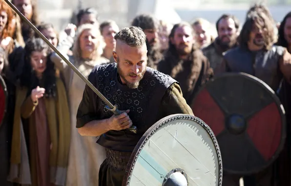 The series, drama, the fight, Vikings, historical, The Vikings, Travis Fimmel, Travis Fimmel