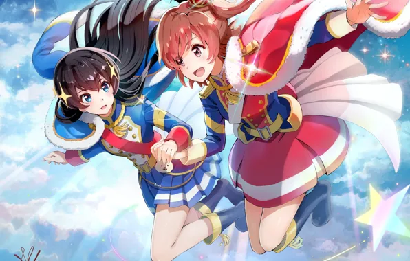 Hoshizaki reita, shoujo kageki revue starlight, aijou karen, kagura hikari