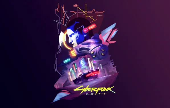 Art, fanart, Illustration, Cyberpunk 2077, Cyberpunk, Game Art, 2077, Syed Ali Qaiser