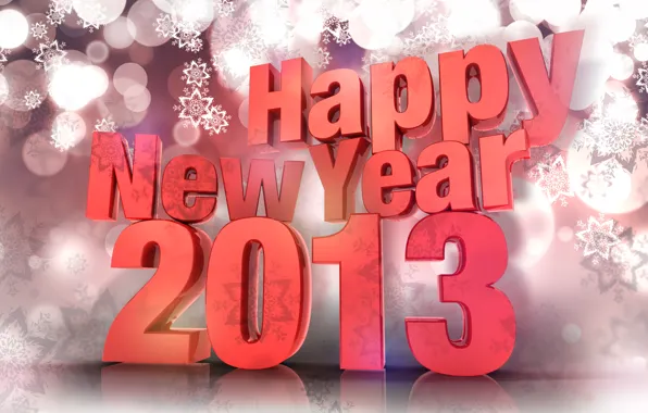 New year, Happy New Year, 2013