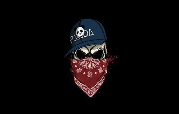 Minimalism, Skull, Style, Bear, Background, Art, Art, Style