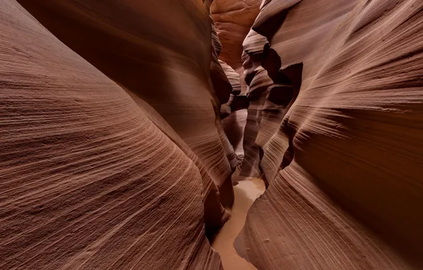 Rocks, texture, USA, antelope canyon, Arizona