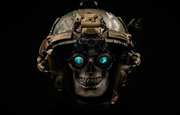 Style, background, skull, headphones, helmet, helmet