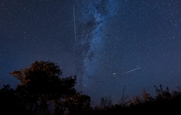 Wallpaper space, stars, drop, the milky way, the Perseids images for ...