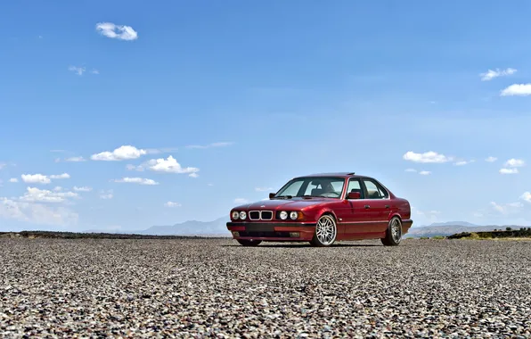 Road, machine, the sky