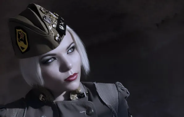 Look, girl, background