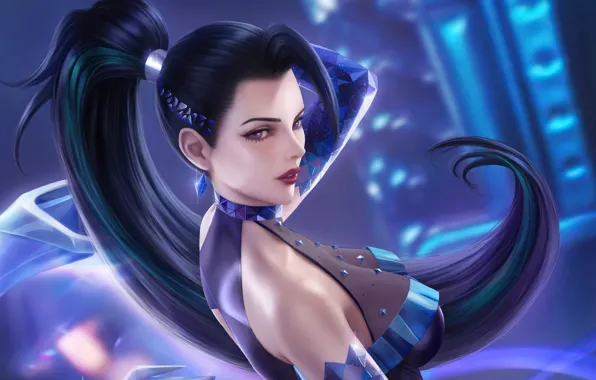 Picture the game, beauty, game, big Breasts, League of Legends, LOL, League Of Legends, sexy girl