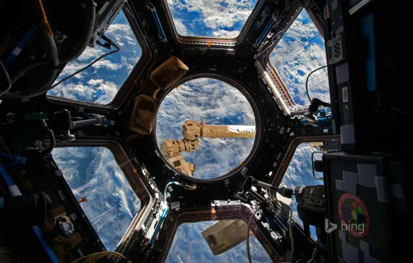 ISS, the dome, the international space station, photo NASA