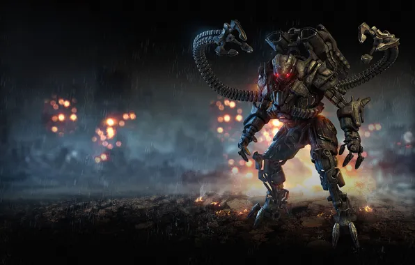 Robot, Fire, Rain, Ruins, Tentacles, Scout, Phantom, Anger