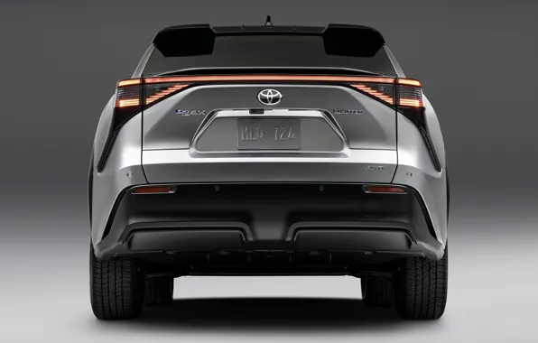 Design, technology, exterior, grey background, 2023, Toyota bZ4X