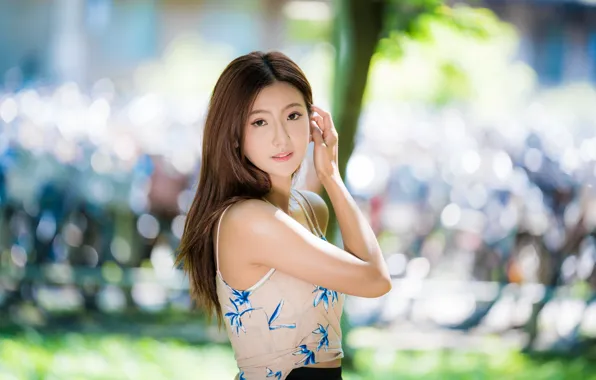 Look, girl, hair, Asian, milewska