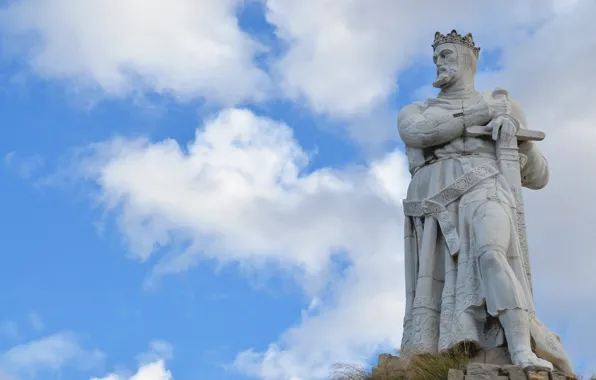 Sword, armor, crown, king, Monument
