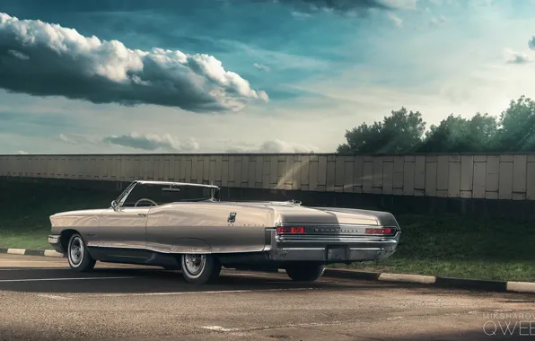 Auto, Retro, Machine, Pontiac, Bonneville, Mikhail Sharov, Transport & Vehicles, by Mikhail Sharov