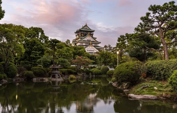 Picture castle, Japan, Osaka, Japan - Osaka Castle