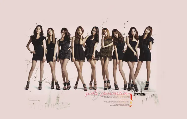 Background, girls, group, Asian girls, Sonny, are, Tiffany, Girls Generation