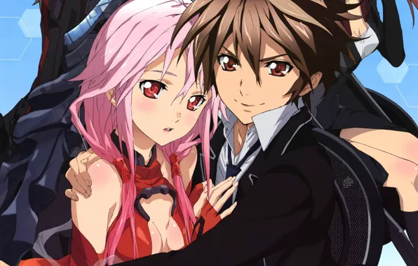 Download wallpapers Shu Ouma, Inori Yuzuriha, manga, artwork