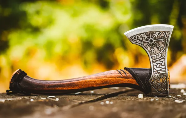 Picture axe, combat, the Vikings