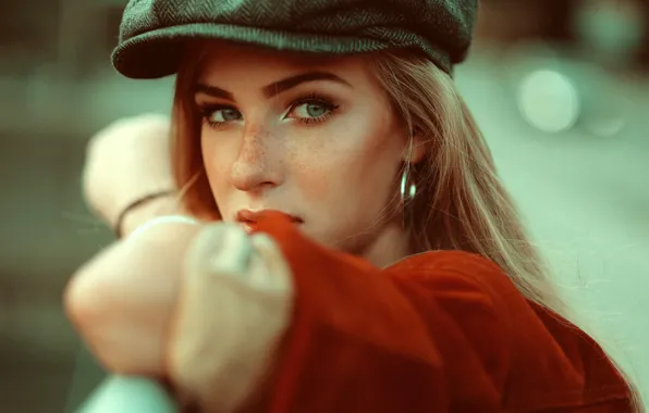 Look, face, pose, model, portrait, makeup, hairstyle, blonde