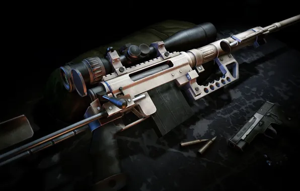 Picture weapons, guns, cartridges, sniper rifle, Sniper Ghost Warrior 2, CheyTac m200 Intervention