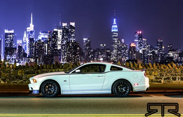Road, the city, Ford, mustang, rtr