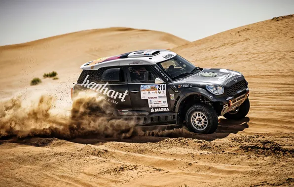 Sand, Mini, Black, Sport, Desert, Speed, Race, Rally