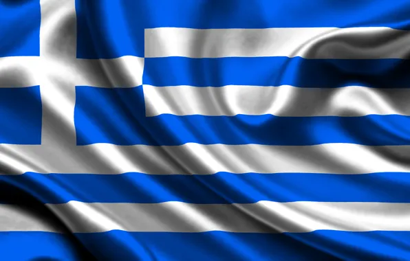 Picture White, Greece, Cross, Flag, Blue, Flag, Greece, Hellenic Republic