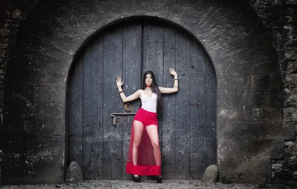 Picture summer, style, hair, gate, figure, legs, beauty, Mariana