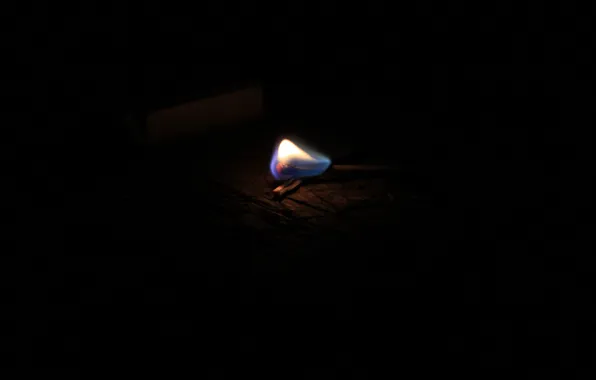 Picture light, lights, darkness, matches, burns