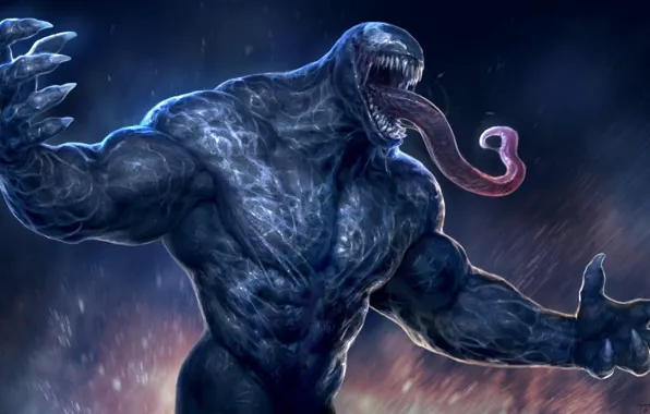 The film, body, art, Venom, Venom, symbiote
