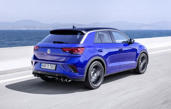 Speed, Volkswagen, rear view, crossover, 2020, T-Roc, T-Roc R