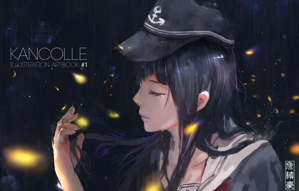 Girl, art, kantai collection, akatsuki destroyer, kc (kccorporation)