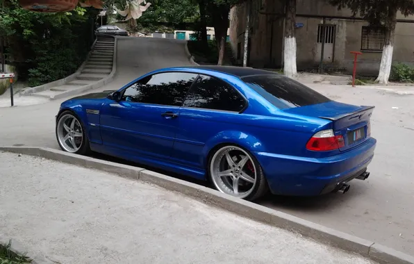 Picture blue, tuning, BMW