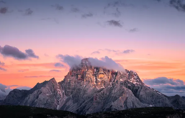 Picture sunset, mountains, space, Italy, space, Italy, sunset, mountain