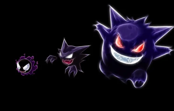 Gengar Pokémon Battle Revolution Haunter Desktop Wallpaper, PNG, 700x620px,  Gengar, Art, Carnivoran, Cartoon, Clefable Download Free