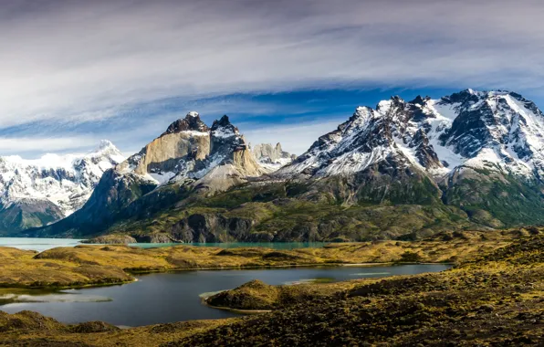 MOUNTAINS, The SKY, TOPS, SNOW, DAL, LAKES