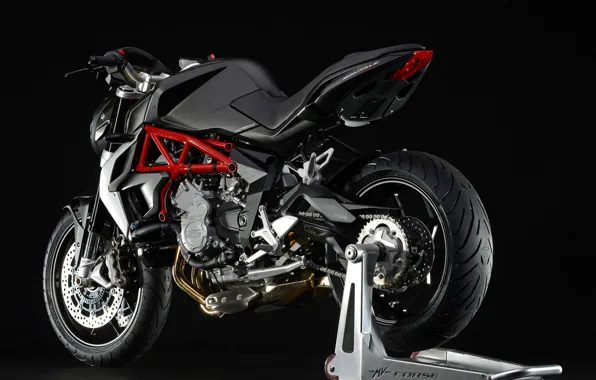 The dark background, motorcycle, MV Agusta, La Brutalina, MV Agusta Brutale 675, Brutal 675