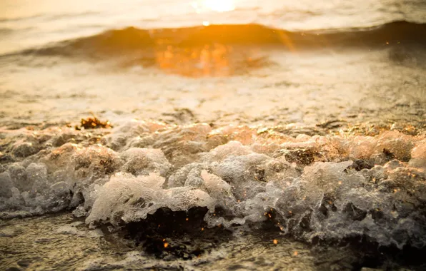Picture sand, sea, wave, beach, nature