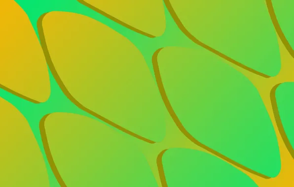 Picture yellow, abstract, gradient, green, Abstraction