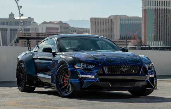 Picture Mustang, Ford, 2018, Galpin Auto Sports, Widebody, SEMA 2018, Road Racing
