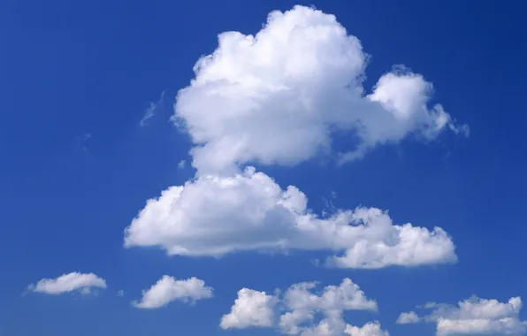 The sky, clouds, white