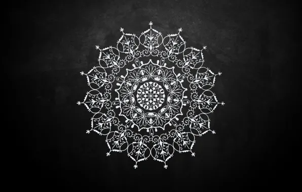 Picture background, pattern, black, black, texture, background, pattern, mandala