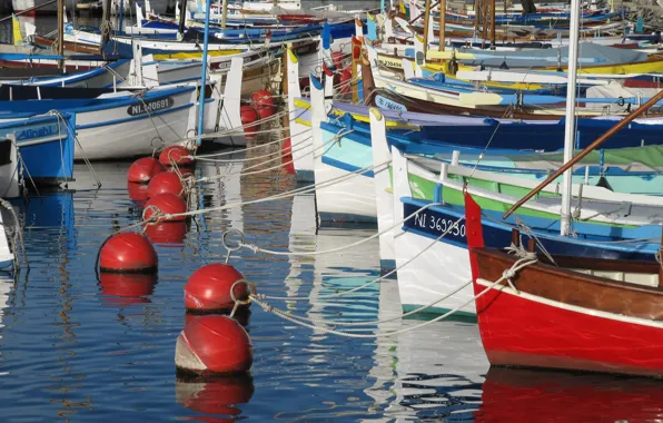 Sea, France, boats, port, harbour, Nice