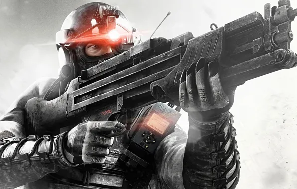 Picture weapons, machine, male, character, splinter cell: black list