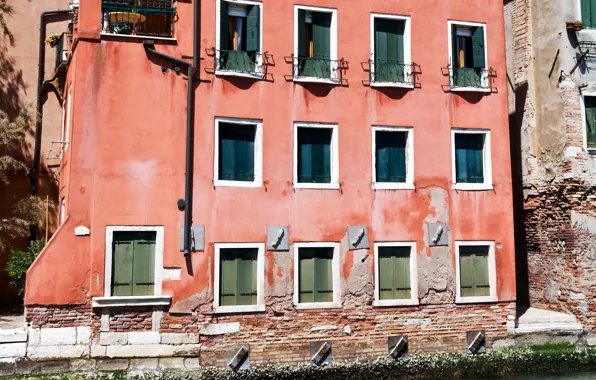 Picture Channel, Italy, Venice, The building, Italy, Venice, Italia, Building