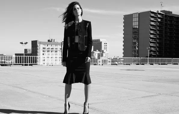 The city, home, actress, black and white, Michelle Monaghan, Michelle Monaghan, photoshoot, Yahoo Style