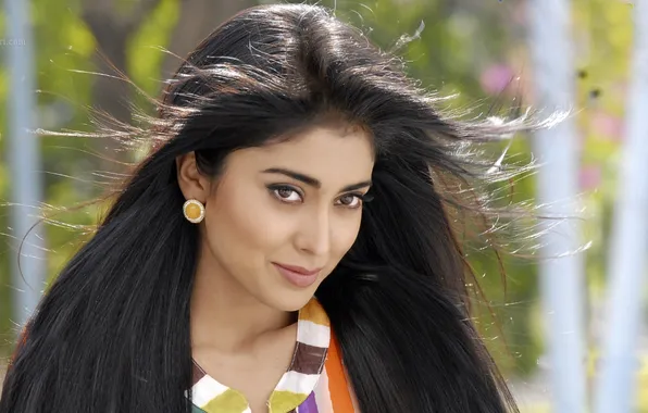 Smile, model, India, actress, brunette, Shriya Latest