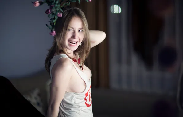 Girl, sexy, nipples, boobs, eyes, smile, beautiful, figure