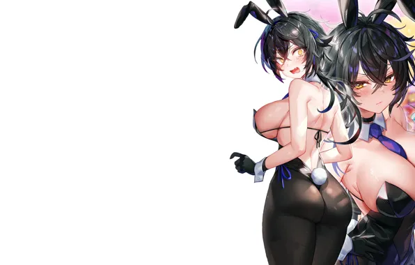 Girl, hot, sexy, ass, anime, short hair, pretty, butt